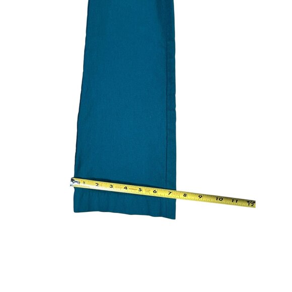 Chadwicks of Boston Bootcut Pants Teal Women's Sz 4 Wide Flare Bottoms - Picture 4 of 8